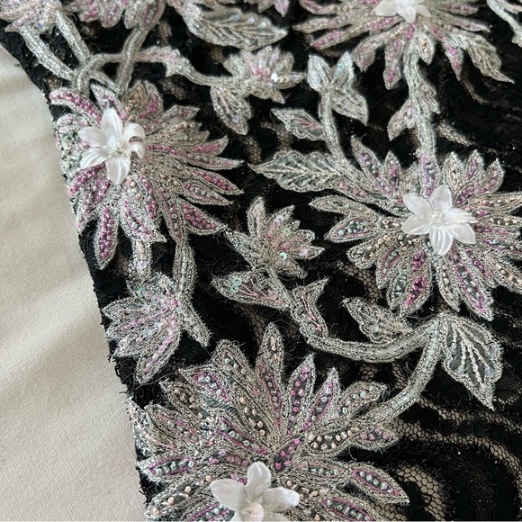 Couture Naeem Khan Evening Gown w/ Beadwork - Picture 8 of 17